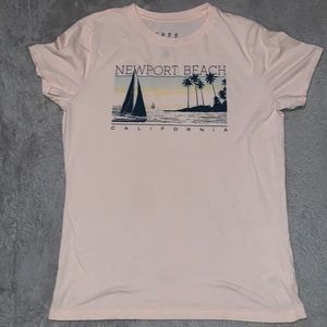 Newport Graphic Blush pink Tee